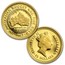 1987 Australia 2-Coin Gold Nugget Proof Set (Wood Box w/COA)