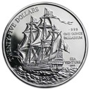 1987 Bermuda 1 oz Palladium Sea Venture Proof