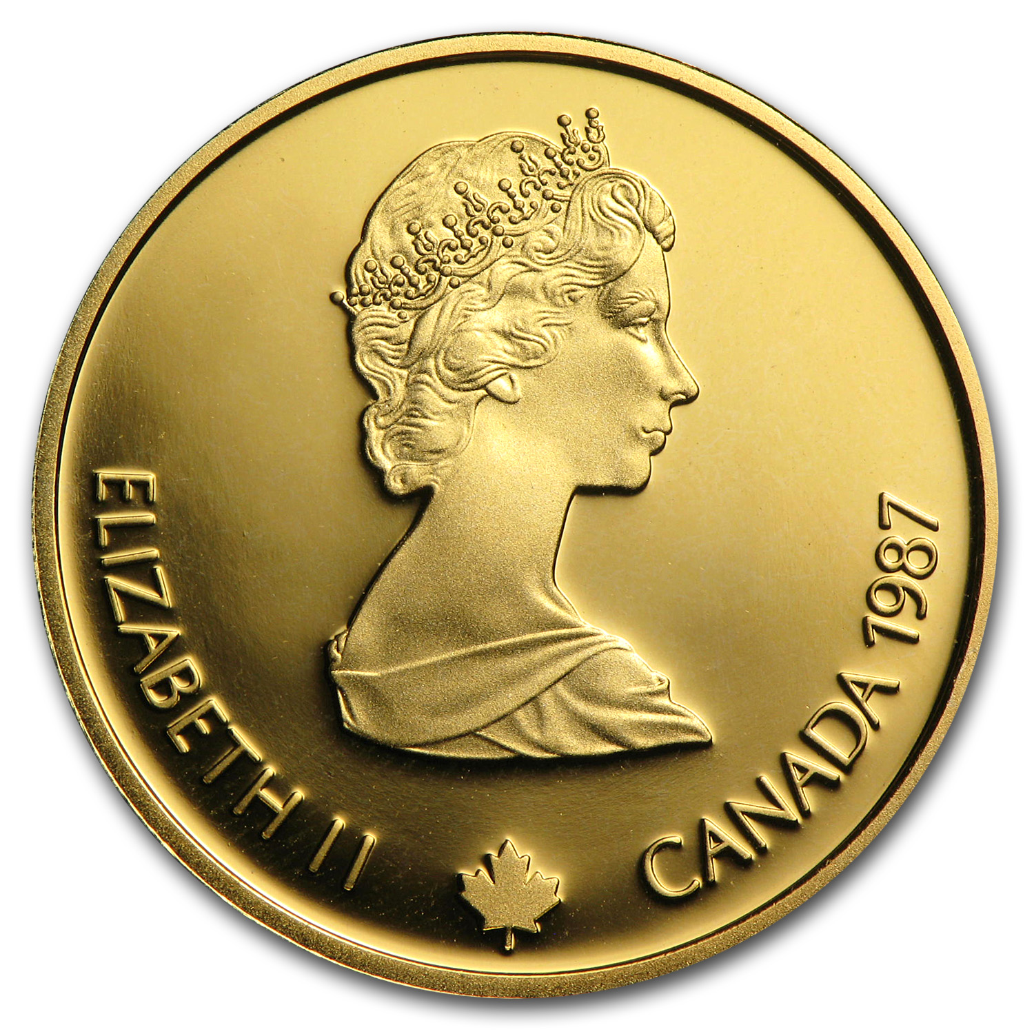 Buy 1987 Canada 1/4 oz Proof Gold $100 Calgary Olympics | APMEX