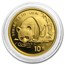 1987 China 1/10 oz Gold Panda Proof (In Capsule)