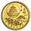 1987 China 1/20 oz Gold Panda BU (Sino-Japanese Friendship)