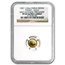 1987 China 1/20 oz Gold Panda PF-69 NGC (Sino-Japanese, Tokyo)