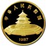 1987 China 12 oz Gold Panda Proof (Capsule)