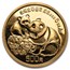 1987 China 5 oz Gold Panda Proof (w/ Damaged Box & COA)