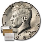 1987-D Kennedy Half Dollar 20-Coin Roll BU