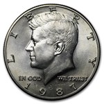 1987-D Kennedy Half Dollar BU