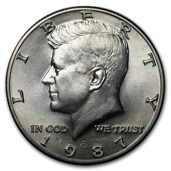 1987-D Kennedy Half Dollar BU 1987-D Kennedy Half Dollar BU