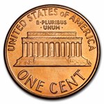 1987-D Lincoln Cent BU (Red)