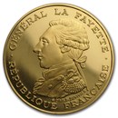1987 France Gold 100 Francs Lafayette Proof