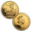 1987 Great Britain 4-Coin Gold Britannia Proof Set (w/Box & COA)