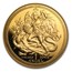 1987 Isle of Man Angel 5-Pc Gold Proof Set (1.9 oz)