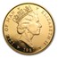 1987 Isle of Man Angel 5-Pc Gold Proof Set (1.9 oz)