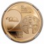 1987 Israel Gold 10 NIS 20 Years United Jerusalem PF-69 NGC