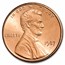 1987 Lincoln Cent BU (Red)