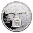 1987 Mexico Silver 12 Onzas US Constitution Proof (Coin Only)
