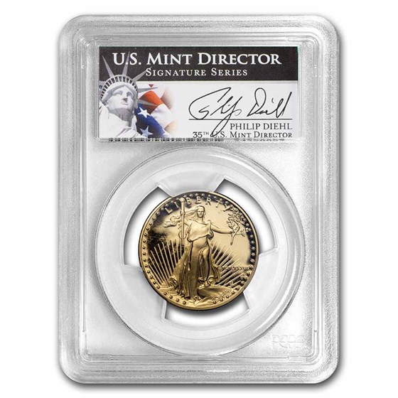1987-P 1/2 oz Proof Gold Eagle PR-69 PCGS (Diehl Signed) 1987-P 1/2 oz Proof Gold Eagle PR-69 PCGS (Diehl Signed)