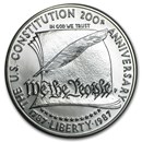 1987-P Constitution $1 Silver Commem BU (Capsule Only)
