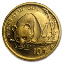 1987-S China 1/10 oz Gold Panda BU (Sealed)
