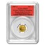 1987-S China 1/10 oz Gold Panda MS-69 PCGS