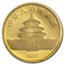 1987-S China 1/4 oz Gold Panda BU (Sealed)