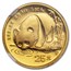 1987-S China 1/4 oz Gold Panda MS-68 NGC