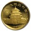 1987-S China 1/4 oz Gold Panda MS-69 NGC