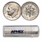 1987-S Roosevelt Dime 50-Coin Roll Proof