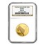 1987 Singapore 1/2 oz Gold 50 Singold Rabbit MS-69 NGC