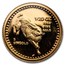 1987 Singapore 5-Coin Gold Singold Rabbit Proof Set