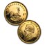 1987 South Africa 4-Coin Gold Krugerrand Proof Set