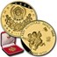 1987 South Korea Proof Gold 25,000 Won Kite Flying