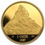 1987 Switzerland 1 Unze Gold Matterhorn Proof