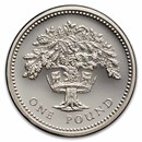 1987 United Kingdom Silver £1 Piedfort Proof (Coin Only)