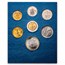 1987 Vatican City Pope John Paul II 7-Coin Set BU (OGP)