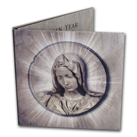 1987 Vatican City Virgin Mary 7-Coin Set BU 1987 Vatican City Virgin Mary 7-Coin Set BU