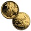 1987-W/P 2-Coin Proof American Gold Eagle Set (w/Box & COA)