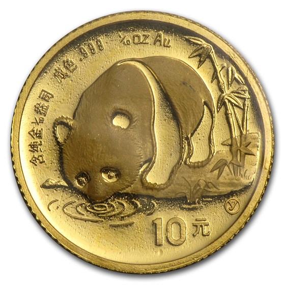 1987-Y China 1/10 oz Gold Panda BU (Sealed) 1987-Y China 1/10 oz Gold Panda BU (Sealed)
