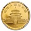 1987-Y China 1/10 oz Gold Panda MS-68 NGC