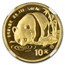 1987-Y China 1/10 oz Gold Panda MS-69 NGC