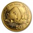 1987-Y China 1/2 oz Gold Panda BU (Sealed)