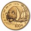1987-Y China 1 oz Gold Panda MS-68 PCGS