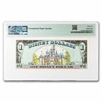 1987A $1.00 (AA) Waving Mickey CU-65 EPQ PMG (DIS#2)
