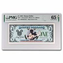 1988 $1.00 (AA) Waving Mickey (DIS#7) CU-65 EPQ PMG