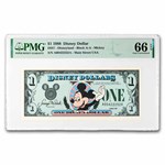 1988 $1.00 (AA) Waving Mickey (DIS#7) CU-66 EPQ PMG