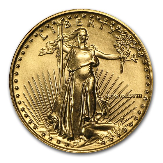 1988 1/4 oz American Gold Eagle BU (MCMLXXXVIII)