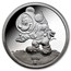 1988 1oz Silver Round 60 Yrs Mickey Mouse All Trades PR-69 PCGS