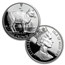 1988-2012 Isle of Man 25-Coin 1 oz Silver Cat Proof Set