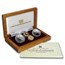 1988 4-Coin Commem Olympic Set BU & Proof (w/Box & COA)