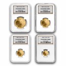 1988 4-Coin Proof American Gold Eagle Set PF-69 UCAM NGC