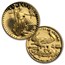 1988 4-Coin Proof American Gold Eagle Set (w/Box & COA)